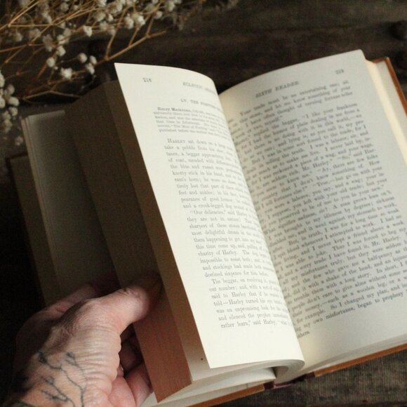 Vintage 1920s Book, "McGuffey's Sixth Eclectic Reader", Revised Edition American - Picture 11 of 14